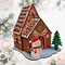 3D Diamond Painting Kit – Gingerbread House Christmas Cabin, Full Drill DIY Mosaic Holiday Decor, Festive Craft Kit